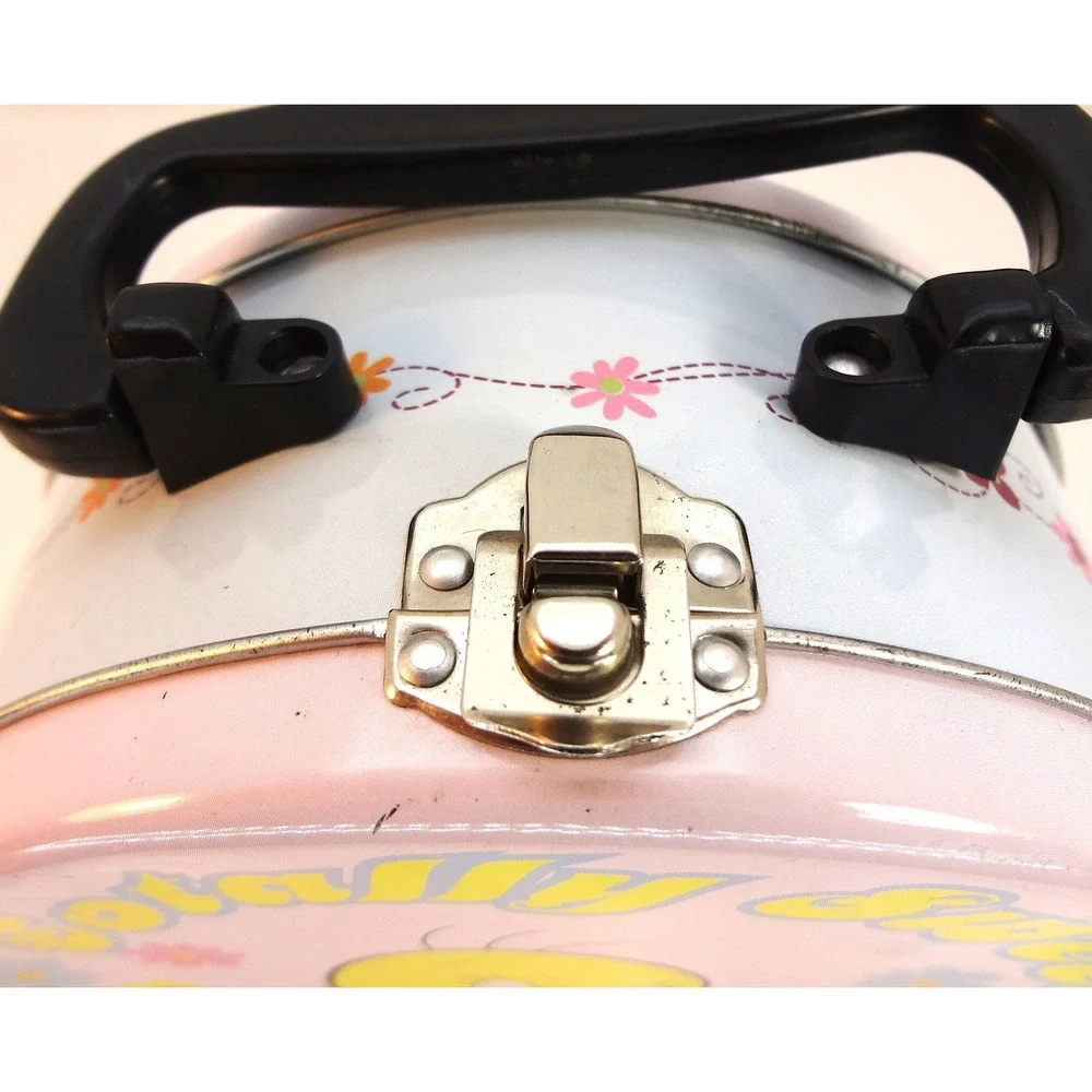 Vintage Looney Tunes Tweety Bird Totally‎ Sweet Round Tin Lunchbox Carry Case